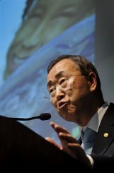 Calentaminto global hunde al mundo, dice Ban Ki-moon
